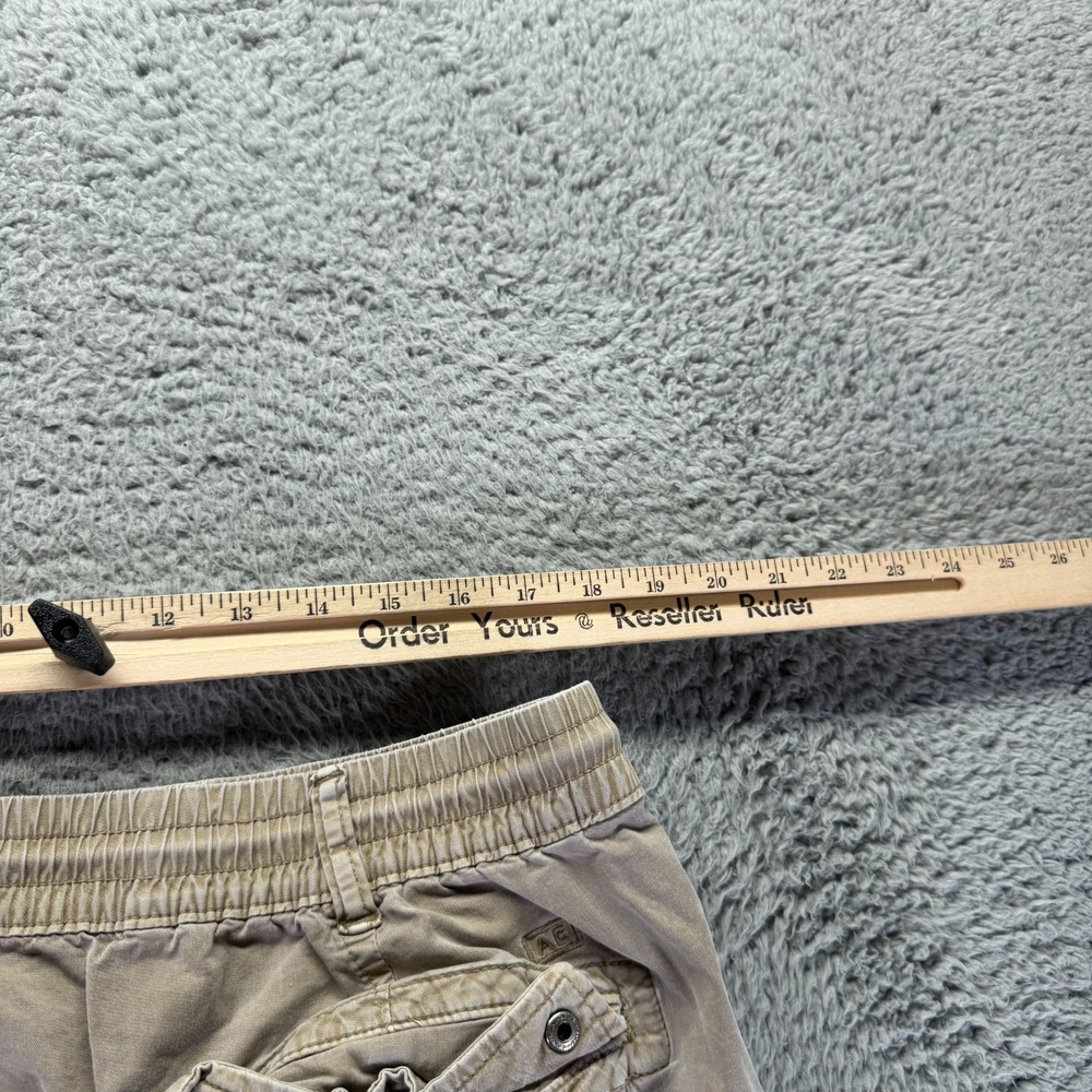 American Eagle Outfitters Flex Pant Mens L Brown Cargo Straight Workwear Utility - Picture 6 of 9